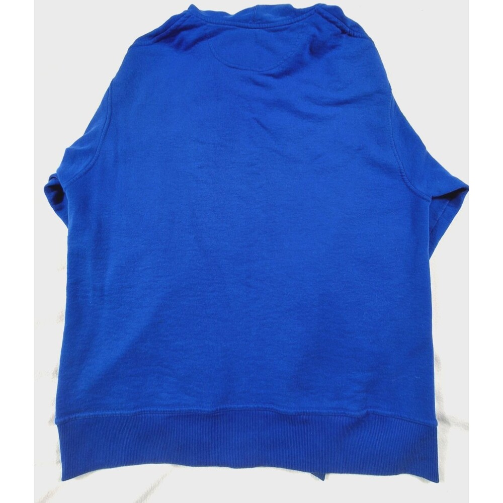 Champion Hoodie Blue Mens Large Full Zip Sweatshirt Logo Pocket - Picture 2 of 16